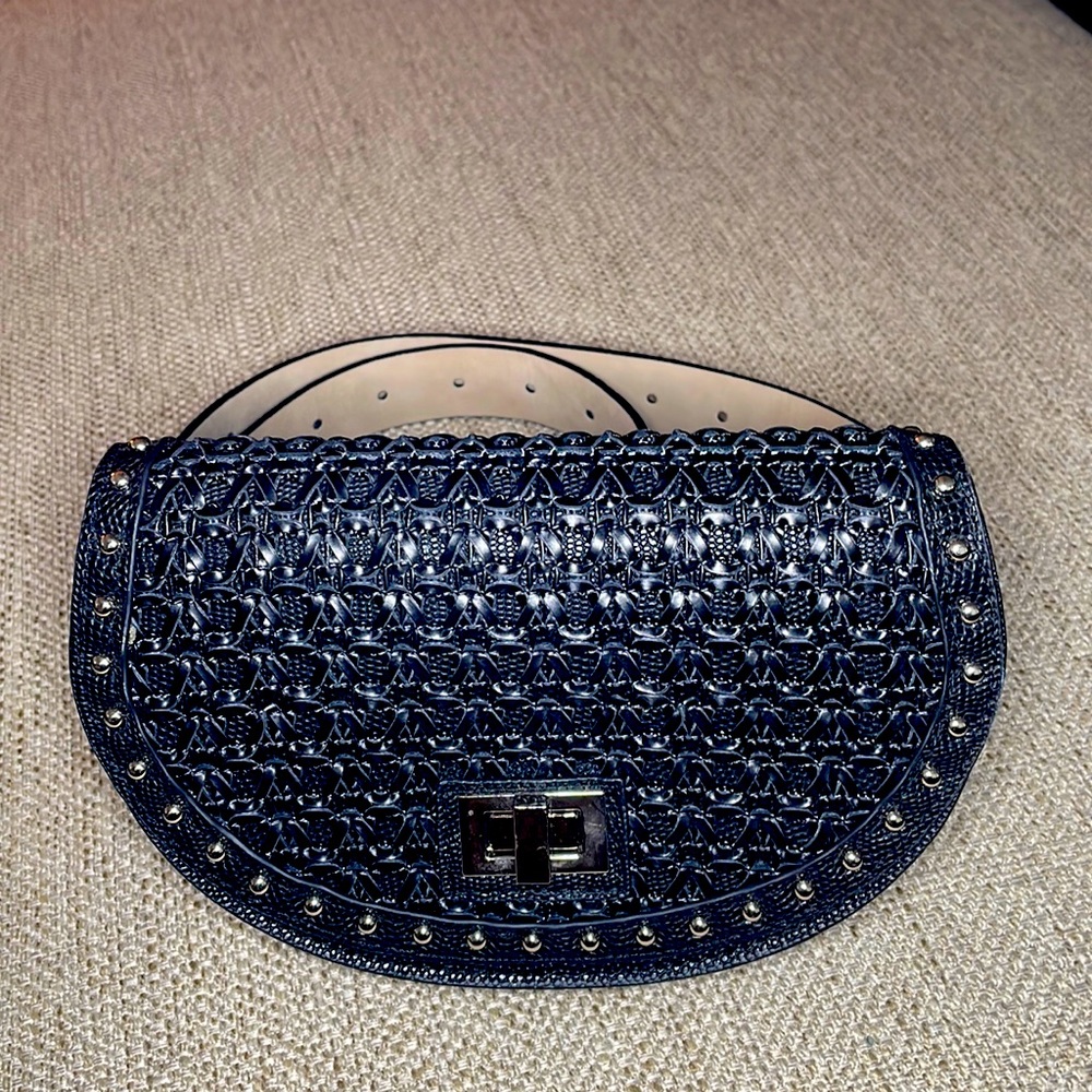 Black Bum Bag with Silver Hardware *Brand New* without tags *Never worn*